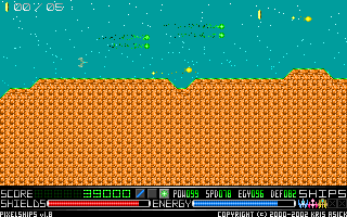 Shooting plasma at enemy drones